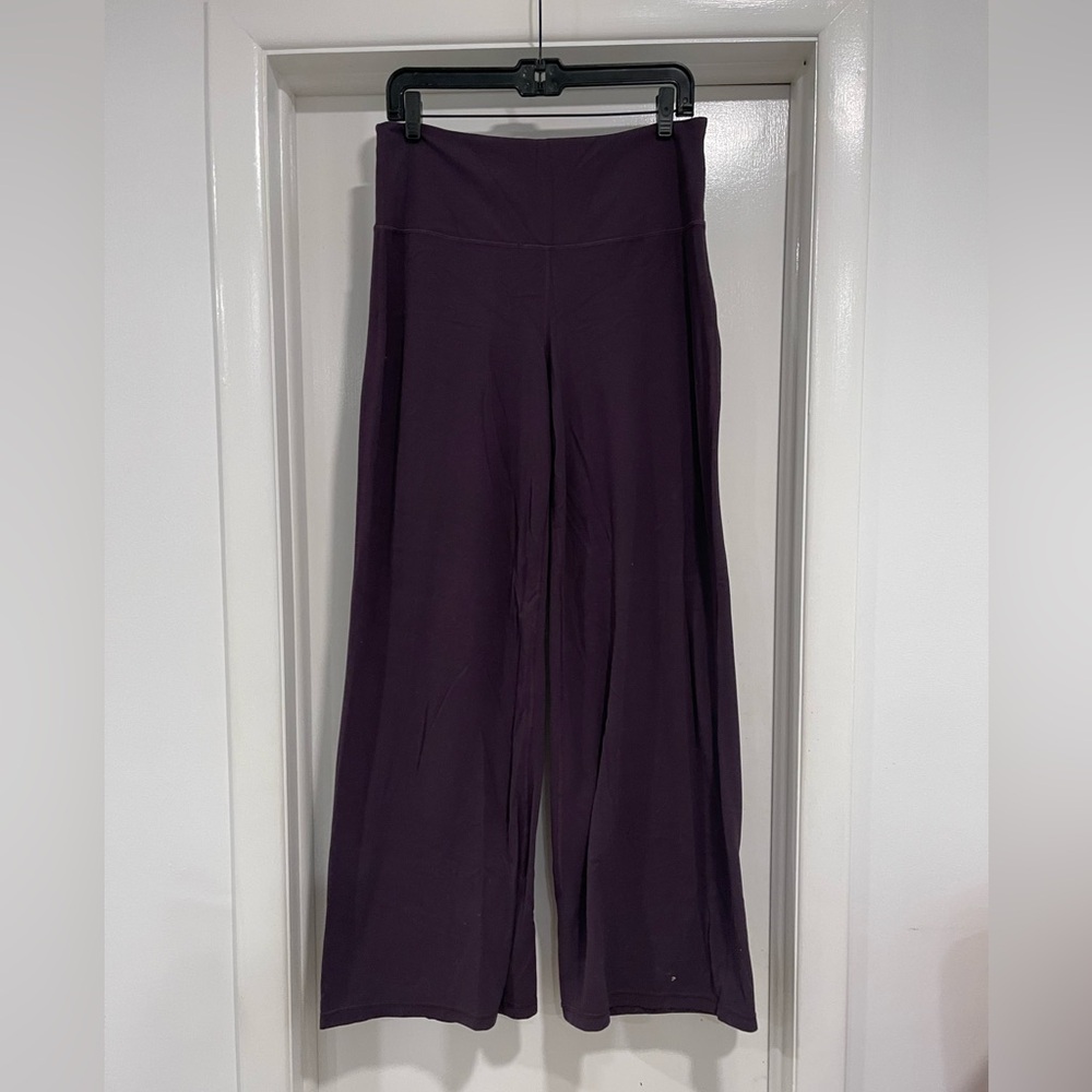 Athleta Elation Dark Purple Wide Leg Pants